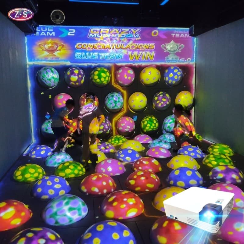 Interactive Ball Projection Laser Precision Motion Tracking For Resort Atrium Area