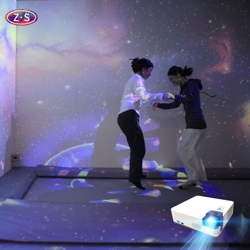 Interactive Trampoline Projection Playground Game Experience for Kids And Families