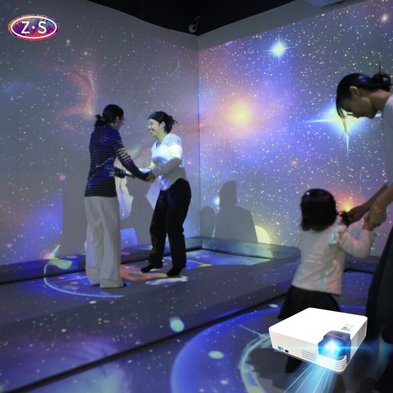 Interactive Jumping Experience with Projection Technology for Family Attractions