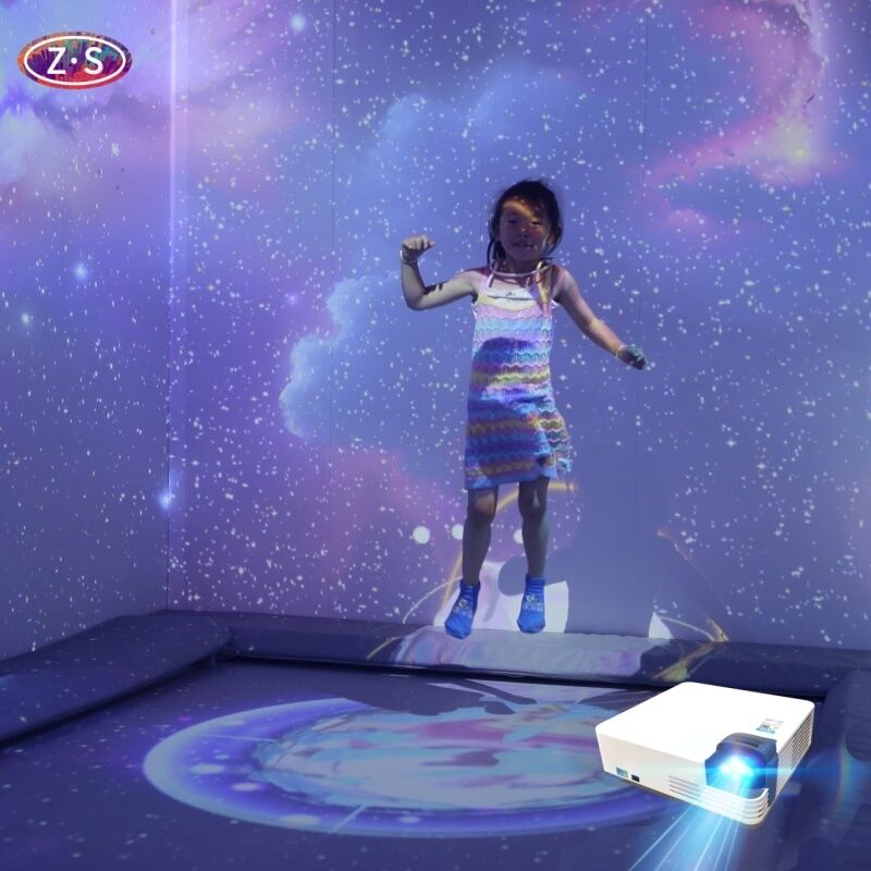 Interactive Projection Trampoline Solution for Commercial Kids Entertainment Venues