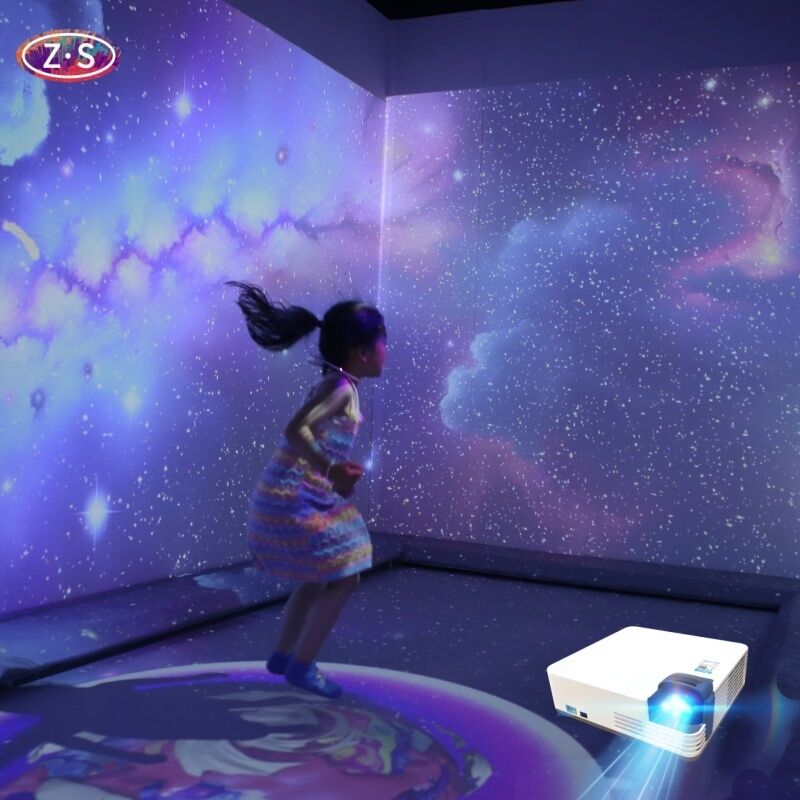 Commercial Immersive Trampoline Projection Game for Indoor Family Attractions