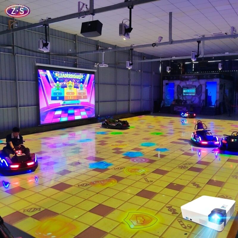 Kommerzielle Rennfahrung Go Kart Projektionsspiel für Vergnügungsstätten