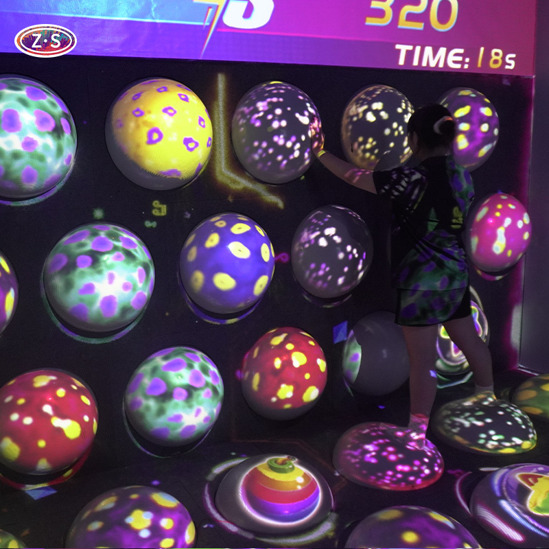 DLP Interactive Jumping Ball Projection Game System