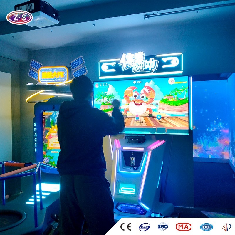 Motion Sensor Game Machine with Depth Camera & 7 Active Games