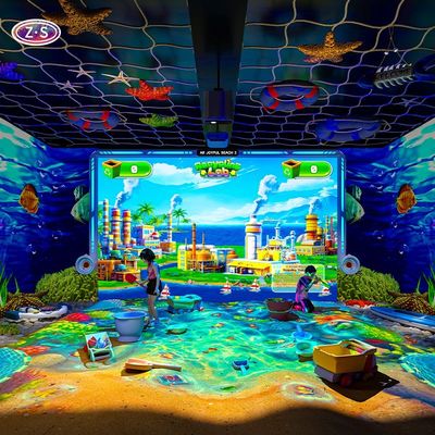 1920*1080 Resolutie Interactieve vloer Muur Magic Joyful Beach Interactieve Games