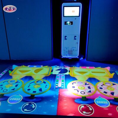 Coin Operated Interactive Floor Projector Floor Display For Children's Museum